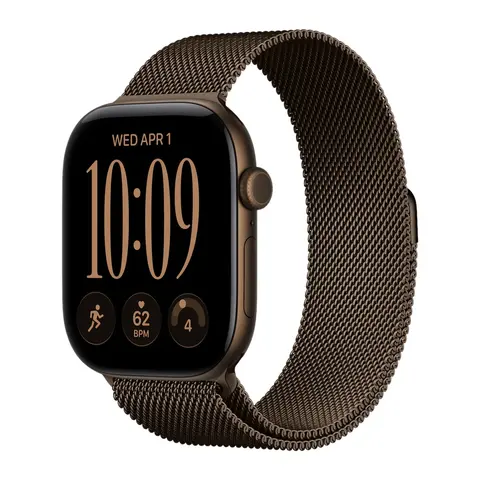 Apple Watch Series 12 46mm Dark Bronze Dark Bronze Milanese Loop