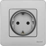 Розетка с заземлением - Legrand Inspiria - со шторками 16А 250В винтовые зажимы - алюминий — фото 11