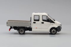 GAZelle Next GAZ A22R23 double cab white-gray 1:43 Nash Avtoprom