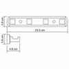 WasserKRAFT Lippe K-6574 Крючок, цвет: хром