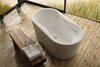 BelBagno BB407-1700-800 Отдельностоящая акриловая ванна в комплекте со сливом-переливом, 170x80, цвет: белый