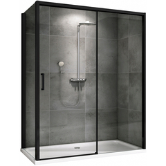 Abber Komfort AG93160B-S92B Душевой уголок, 160x90x200, цвет: чёрный фото