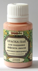 Краска-лак для создания эффекта эмали Цвет №22 Нежный розовый