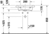 Duravit DuraStyle 2337550000 Раковина мебельная компакт