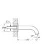 GROHE Atrio 13139DC3 Излив для ванны настенный