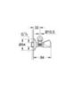 GROHE 22939000 Вентиль угловой