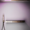 Gessi Hi-Fi 63028#030 Термостат для душа, с вкл. до 5 источников одновременно (внешняя часть), с полкой из черного мат. стекла, цвет: Copper PVD
