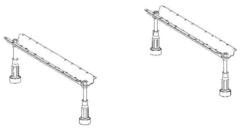 Geberit 653002000 Комплект ножек для ванн фото