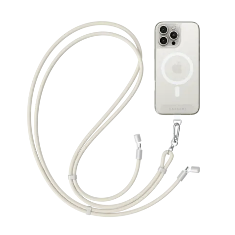 Кабель-шнурок Satechi OntheGo Crossbody Lanyard Cable 60W Зарядный кабель - ремень через плечо, 1,5м, песочный