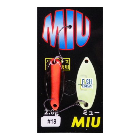 Блесна колеблющаяся на форель MIU LTD 2.8гр #18
