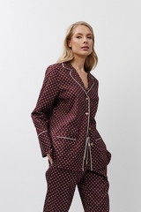 Пижама женская со штанами ARUELLE GEORGETTE | Бордовый