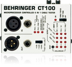 BEHRINGER CT100 - кабель-тестер,разъёмы XLR,TRS (1/4',1/8',TT)