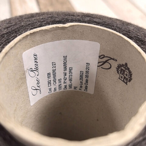 Кашемир кардный LORO PIANA CASHMERE 2/27 серо-коричневый