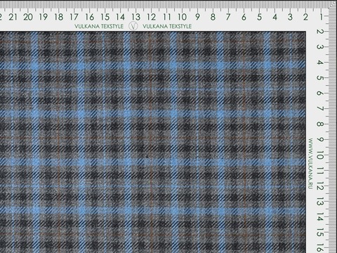 Ткань TWEED LIFE CHK-D43 C001(grey-blue)