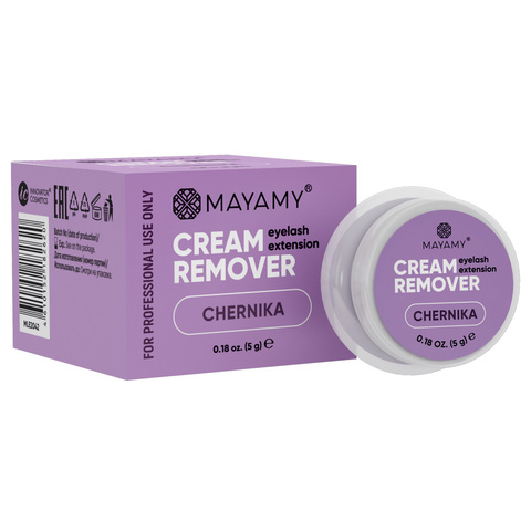 Ремувер для ресниц MAYAMY Chernika кремовый, 10 гр