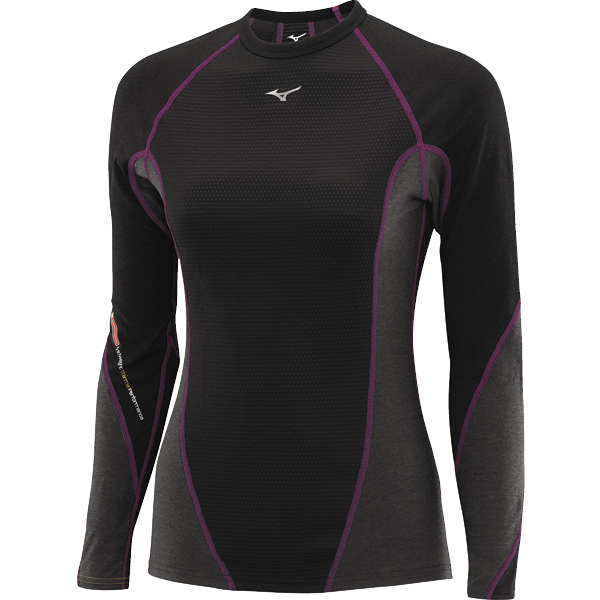 Термобелье рубашка Mizuno Virtual Body Crew женская