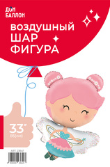 Шар К Фигура, Маленькая Фея, 33''/84 см, 1 шт. (В упаковке)