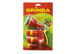 GRINDA GS-34, пистолет с 8 режимами, коннектор 3/4