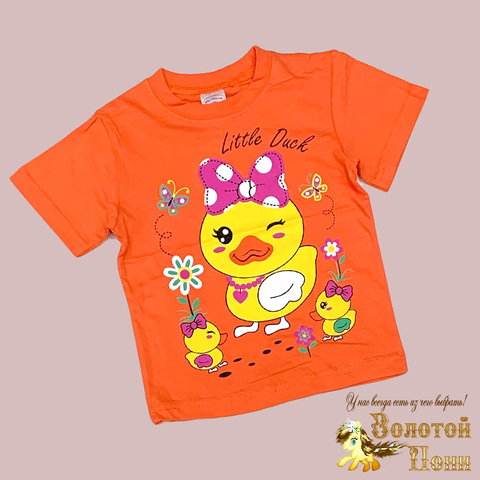 Футболка хлопок девочке (1-4) 230521-Ш2433