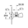 GROHE 22940000 Вентиль угловой
