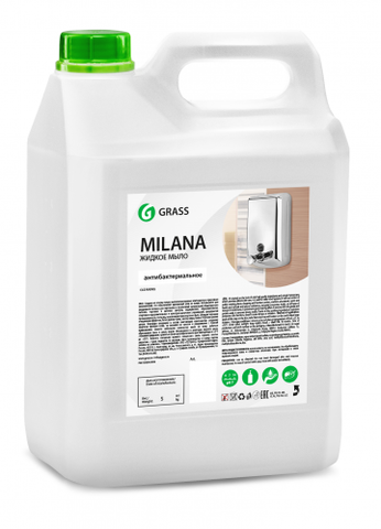 GraSS Мыло жидкое "Milana антибактериальное" 5 л