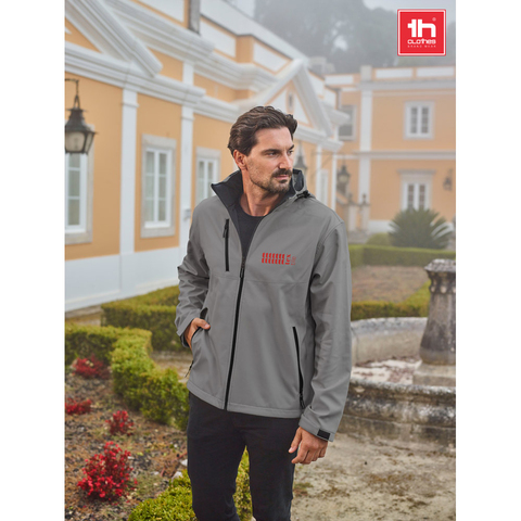 THC ZAGREB. Мужская куртка softshell из полиэстера и эластана