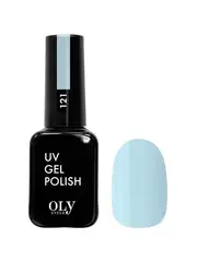 OLYSTYLE Гель-лак для ногтей тон 121 голубая мечта