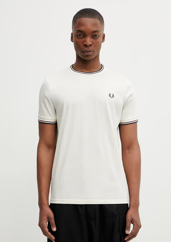 Футболка FRED PERRY Trim Detail Crepe Pique T-Shirt