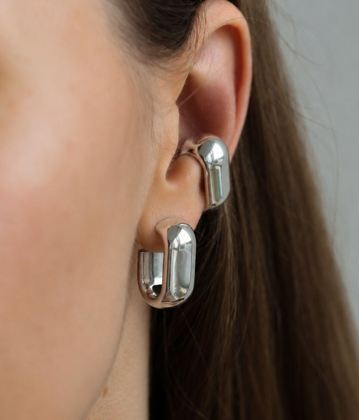 Серьги ЗВЕНО silver