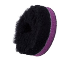 Zvizzer 80/25/80мм, ЧЕРНЫЙ меховой круг (ворс 15мм) Doodle WoolPad