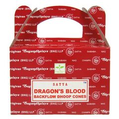 Satya Nag Champa Dragons Blood Благовоние-конус Кровь Дракона пуля (стелющиеся)