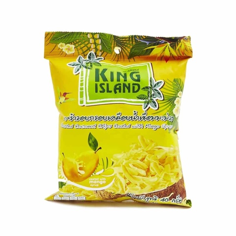 Кокосовые чипсы с манго KING ISLAND