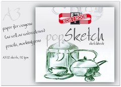 Бумага KOH-I-NOOR для графических работ А3 110г/м2 20л, склейка