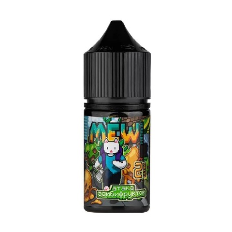 Жидкость MEW Salt 2% ULTRA 30 ml - Атака Зомбифруктов (груша и яблоко с мятой)