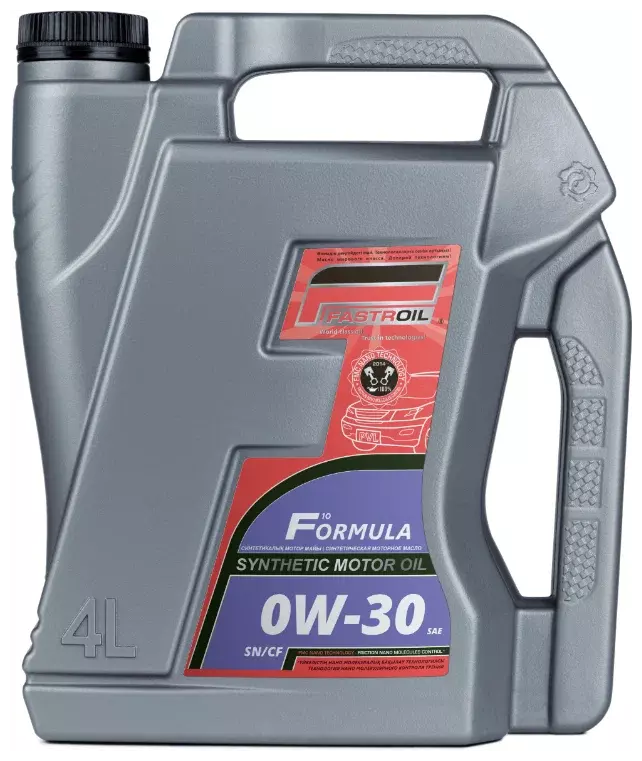 Масло моторное Fastroil Formula F10 0W-30 синтетическое 4 л