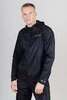 Мужская беговая ветровка Nordski Rain total black - 1