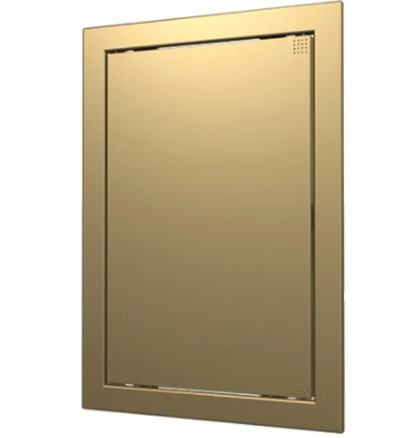 Л2025 champagne, Люк-дверца ревизионная 218х268 с фланцем 196х246 ABS, декоратив(под заказ)