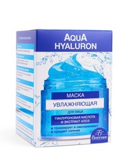 Floresan AQUA HYALURON Маска для лица увлажняющая с экстрактом алоэ,150мл (Ф-400)
