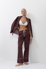 Пижама женская со штанами ARUELLE GEORGETTE | Бордовый