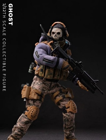 Фигурка Саймон «Гоуст» Райли из игры Call of Duty 1/12