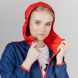 Беговая ветровка с капюшоном Nordski Run Patriot W женская
