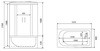 Timo Eco TE-0770 Душевая кабина 168x80