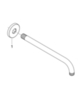 GROHE 28576000 Кронштейн для душа верхнего