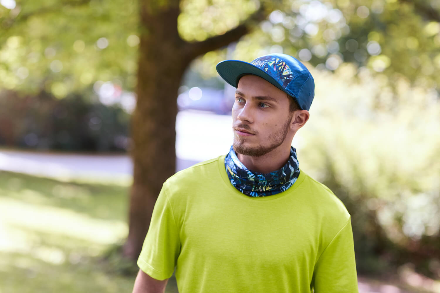 Бейсболка Buff 5 Panel Go Cap Ipe Navy - 6