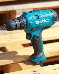 Сетевая дрель-шуруповерт DF0300 + отвёртка D-58833 Makita DF0300X1