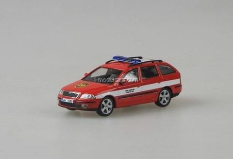 Skoda Octavia II Combi Prague Fire Brigade 2012 Abrex 1:43