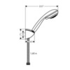 Hansgrohe Crometta 85 27559000 Душевой набор 3 режима