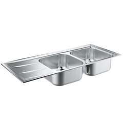 GROHE K400 31587SD0 Мойка кухонная с двумя чашами фото