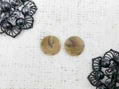 Пуговицы, d 1,8 см, 2 прокола, коричневый