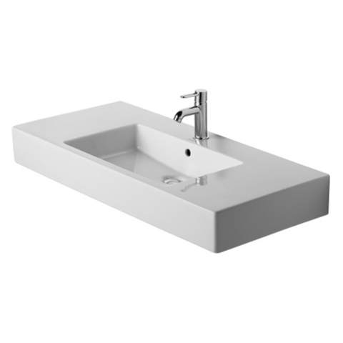 Duravit Vero 329100041 Раковина для мебели без перелива, с 1 отв. под смес., 1050x490мм, цвет: Белый